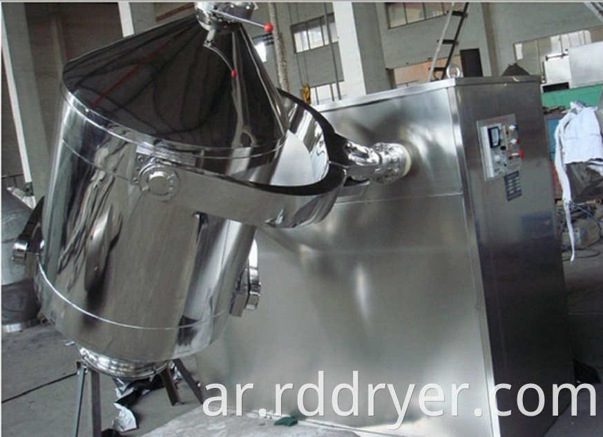 High Efficiency Three Dimension Dry Powder Blender Unit for Food